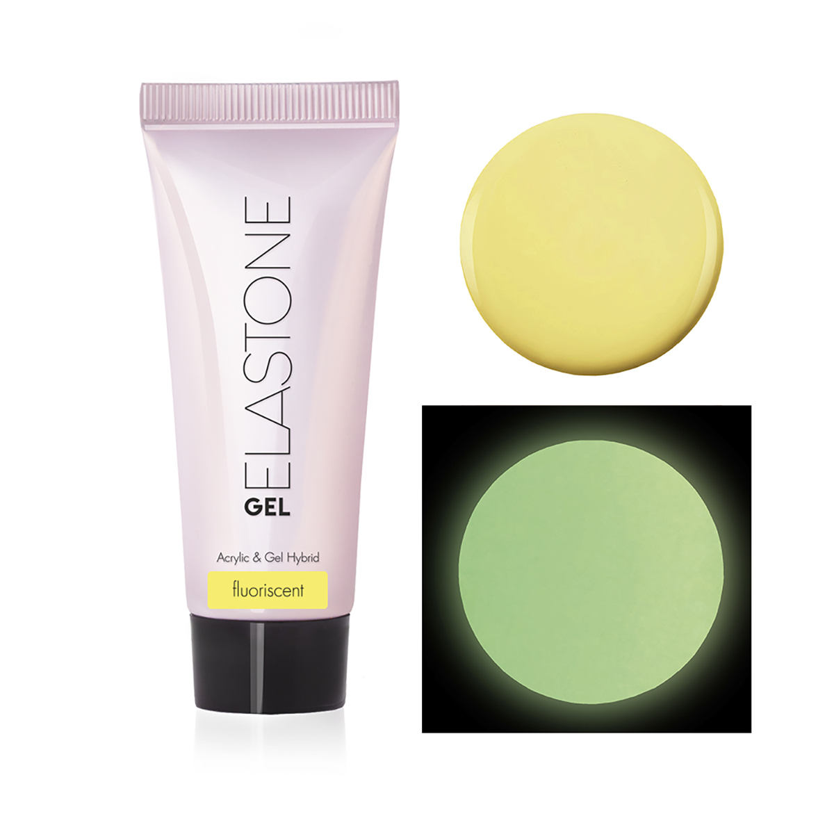 картинка Гибрид акрила и геля ELASTONE GEL (fluorescent),18 мл №7042 RuNail от магазина Каприз