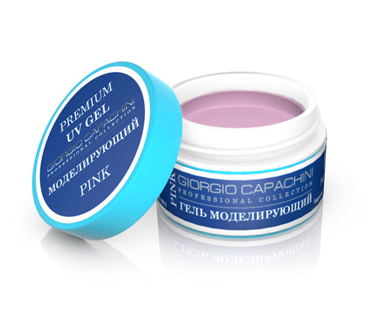 картинка Гель для наращивания ногтей прозрачно-розовый Premium Pink Giorgio Capachini 56 гр от магазина Каприз